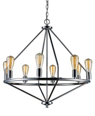 Rustic 8 Light Chandelier